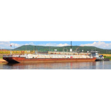 Танки горизонтальные стальные цилиндрические нефтеналивного судна (Баржа) НТ-8