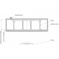 Резервуар железобетонный вертикальный цилиндрический ЖБР-20000