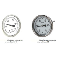 Термометры биметаллические Bimetall A и Bimetall E