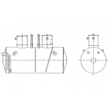 Резервуар стальной горизонтальный цилиндрический РГС-25