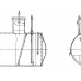 Резервуар стальной горизонтальный цилиндрический ЕП 16-2000-1300-2